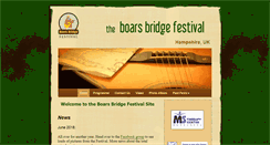 Desktop Screenshot of boarsbridgefestival.co.uk